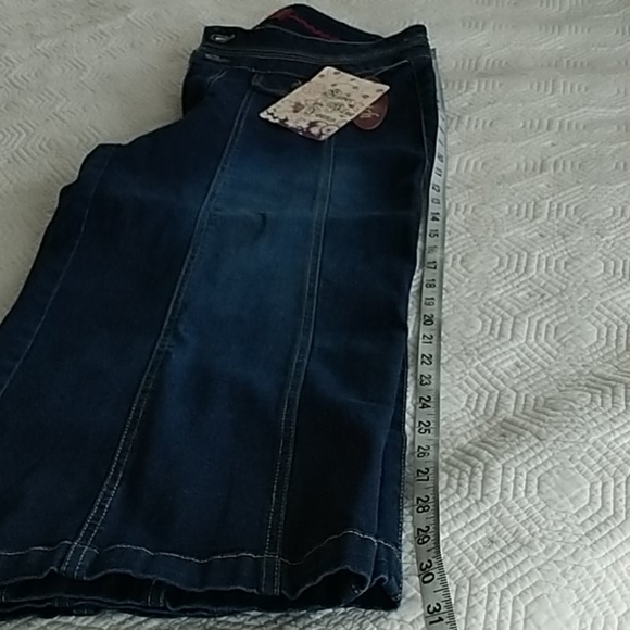 River Blue Capri Jeans Sz 10 NWT - Picture 6 of 10